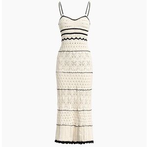 Commense Paros Crochet Eyelet Midi Dress